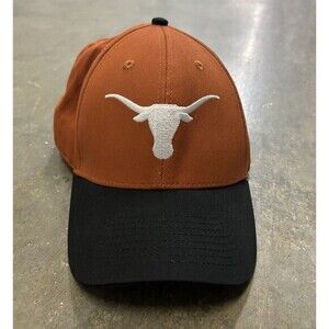 Texas Longhorns Hat Adult‎ Fan Favorite Orange White Black Adjustable Back NEW